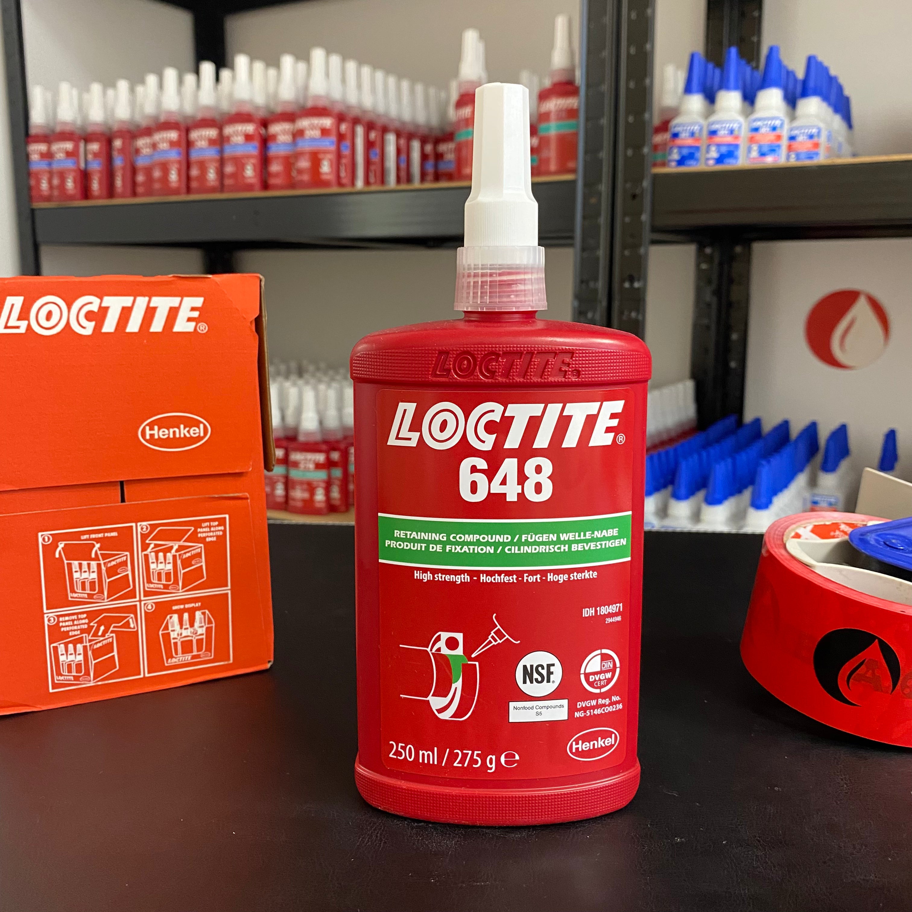 Loctite 648 – 250ml, Hochfestes Fügemittel