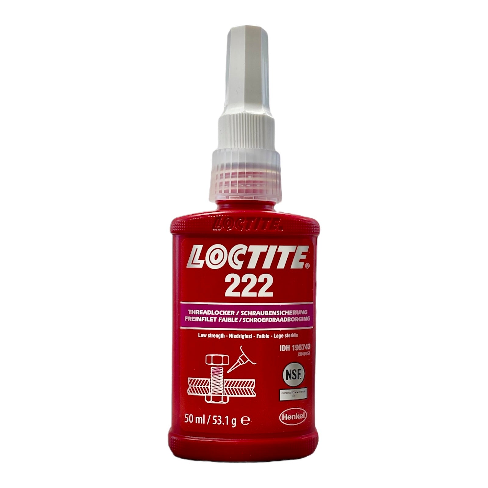 Loctite 222 - 50ml, Niedrigfeste Schraubensicherung